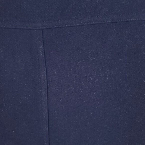 J Crew Jacket Womens 6 Blue Parka Full Zip 50% Wool Winter Heavy Hooded - Picture 7 of 14